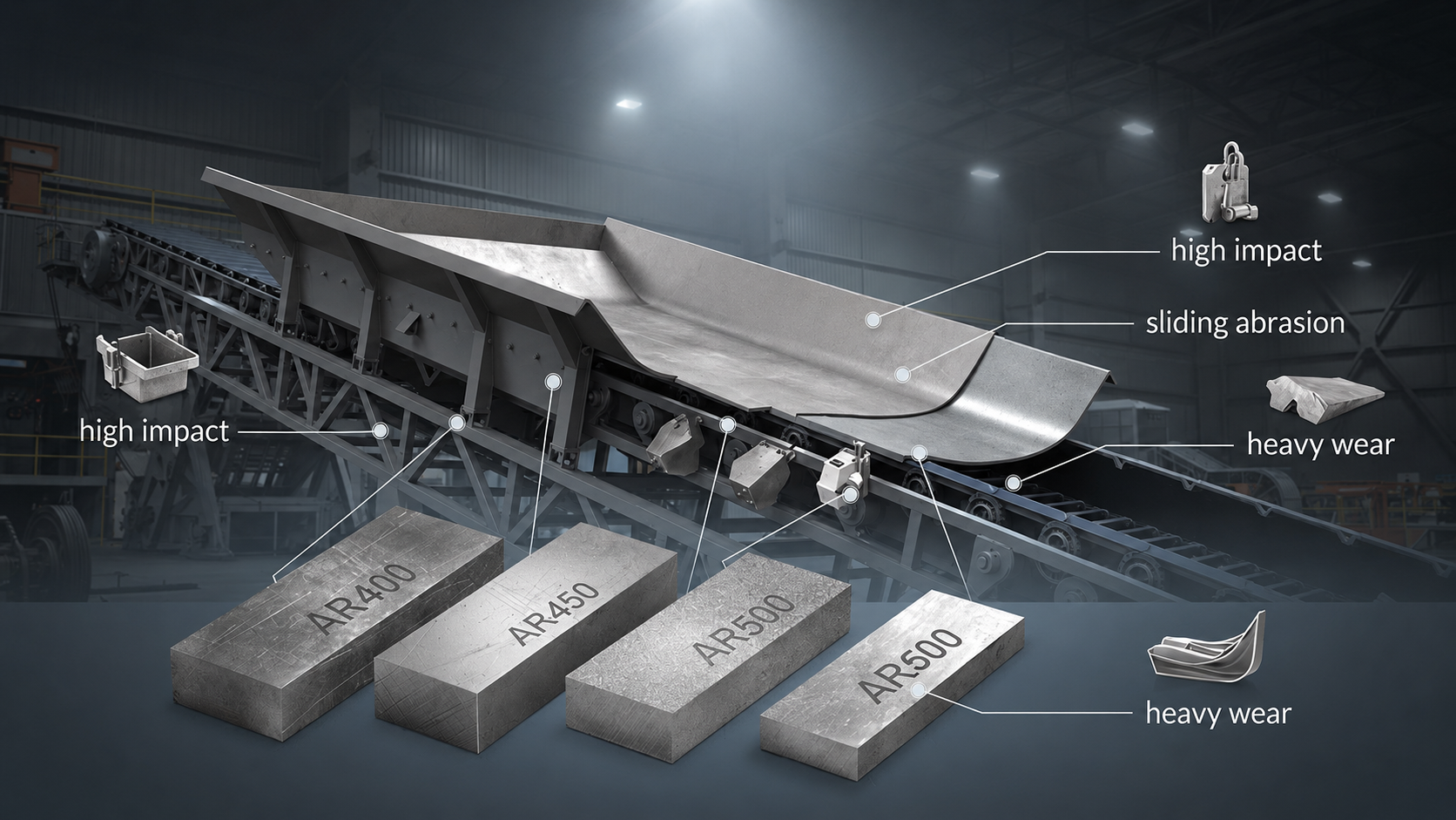 Best Abrasion Resistant Steel for Industrial Wear Parts