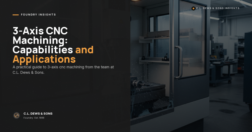 3-Axis CNC Machining: Essential Capabilities and Proven Applications (2026)